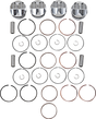 JE PISTONS Piston Kit - 81.00 mm - 10.5:1 CR - Honda 153766