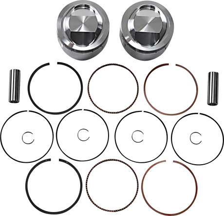 JE PISTONS Piston Kit - 92.00 mm - 11.5:1 CR - Ducati 157597