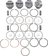 JE PISTONS Piston Kit - 76.00 mm - 13.5:1 CR - Kawasaki 222111