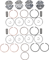 JE PISTONS Piston Kit - 68.00 mm - 13.2:1 CR - Kawasaki 247622