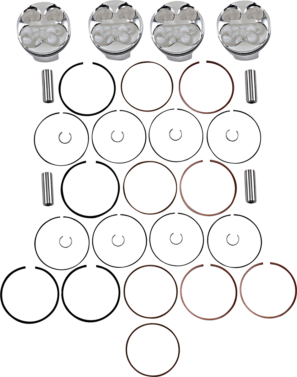 JE PISTONS Piston Kit - 69.00 mm - 13.0:1 CR - Suzuki 255720