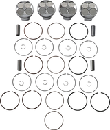 JE PISTONS Piston Kit - 69.00 mm - 13.5:1 CR - Honda 262277
