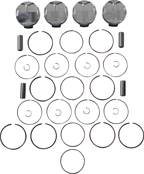 JE PISTONS Piston Kit - 67.00 mm - 13.1:1 CR - Yamaha 262317