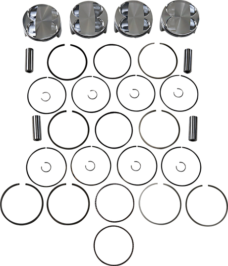 JE PISTONS Piston Kit - 84.00 mm - 13.5:1 CR - Suzuki 274087