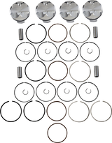 JE PISTONS Piston Kit - 76.00 mm - 13.5:1 CR - Kawasaki 284718