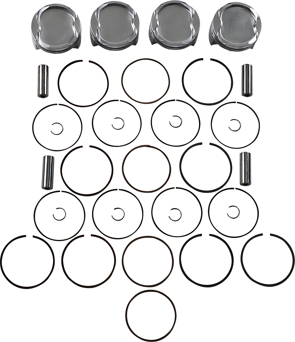 JE PISTONS Piston Kit - 81.00 mm - 9.0:1 CR - Suzuki 300270