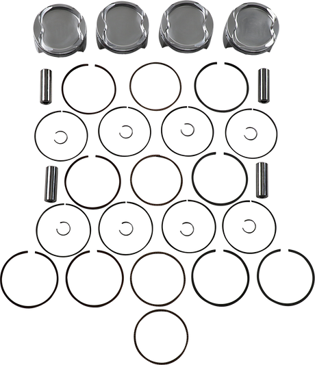 JE PISTONS Piston Kit - 81.00 mm - 9.0:1 CR - Suzuki 300270