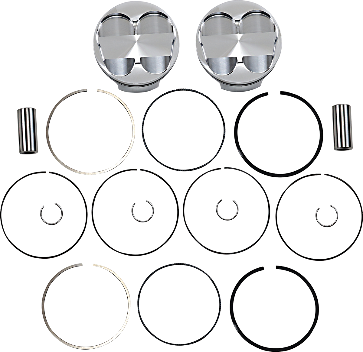 JE PISTONS Piston Kit - 100.00 mm - 13.0:1 CR - Suzuki 317205