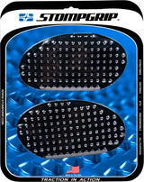 STOMPGRIP 50-10-0002B Tank Grips - Volcano - Small - Black - Universal | Off-Road/Snow