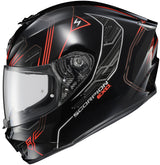 Scorpion - Exo R330 Full Face Helmet Bendr Red Md