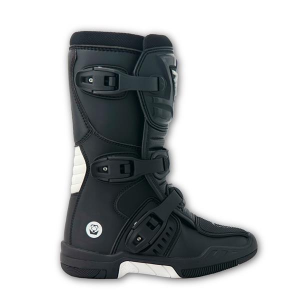 Atlas Youth Traction MX Boots Black Size 4