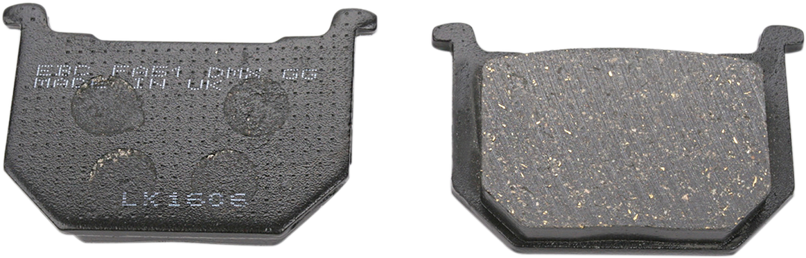 EBC FA Series Organic Base Front Brake Pads - FA51 (Suzuki GS 450 L / GS450E / GS450S 1980–1988)