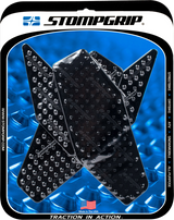 STOMPGRIP 55-10-0010B Tank Grips - Volcano - Black - Yamaha - YZF '08-'16 | Street