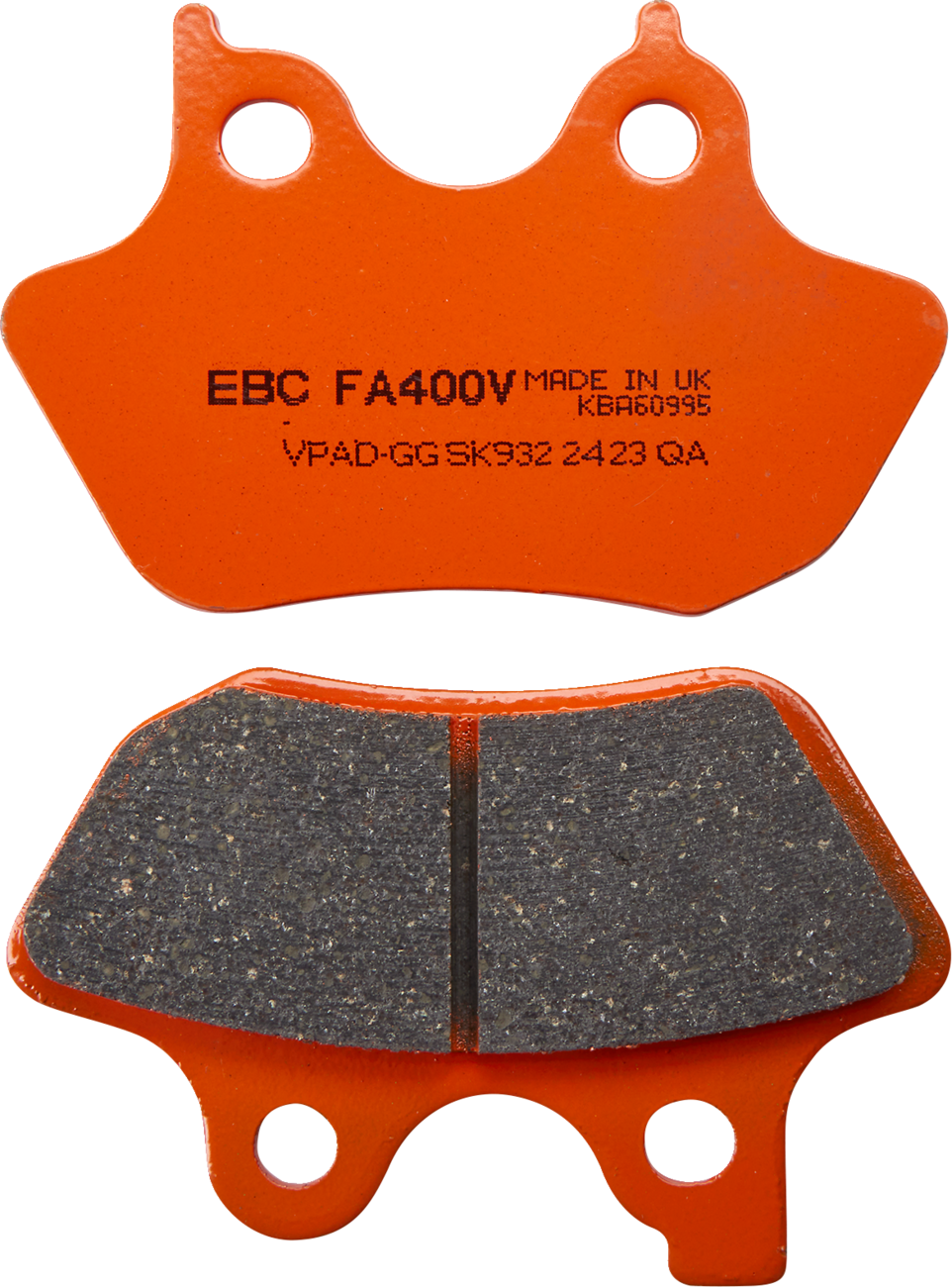 EBC FA-V Series Semi-sintered Brake Pads - FA400V (Harley-Davidson FLHR Road King / FLSTC Heritage Softail Classic / FLSTF Fat Boy 2000–2007)