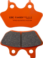 EBC FA-V Series Semi-sintered Brake Pads - FA400V (Harley-Davidson FLHR Road King / FLSTC Heritage Softail Classic / FLSTF Fat Boy 2000–2007)