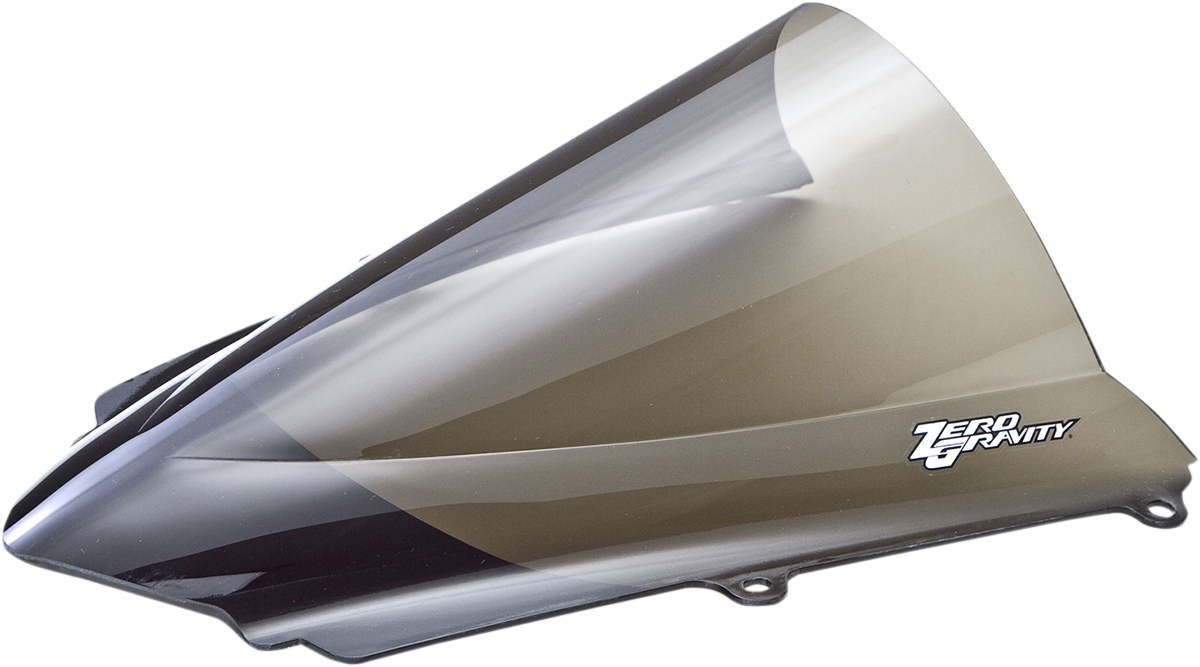 Zero Gravity 16-914-02 Double Bubble Windscreen - Smoke - 675 | Street