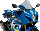 Puig Hi-Tech Parts 3631H Race Windscreen - 11-1/4" - Smoke - GSX-R | Street
