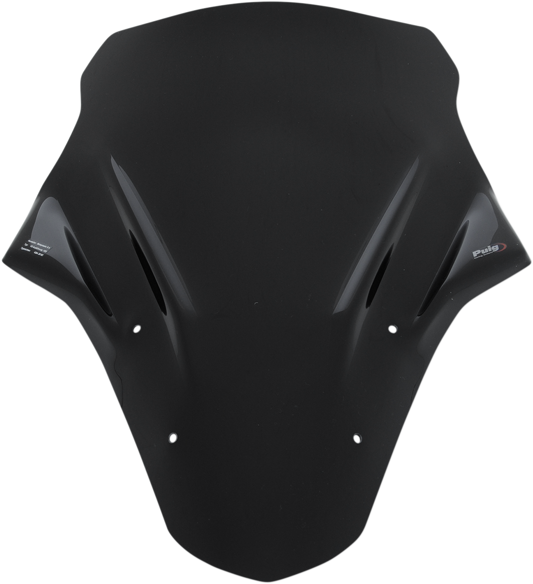 Puig Hi-Tech Parts 5998N Race Windscreen - 21-1/4" - Black - Ninja 650 | Street