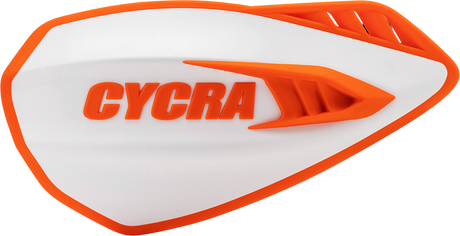 Cycra 1CYC-0056-229 Cyclone Handguards - White/Orange | Off-Road