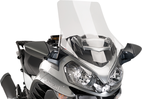 Puig Hi-Tech Parts 7628W Race Windscreen - 27-3/4" - Clear - Kawasaki | Street