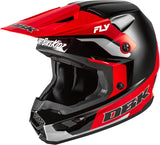 Fly Kinetic DBK Helmet Black/Red/Grey