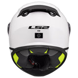 LS2 FF Kid Full Face Youth Helmet | Solid | Gloss White & Matte Black | YM–YL | 812-4023