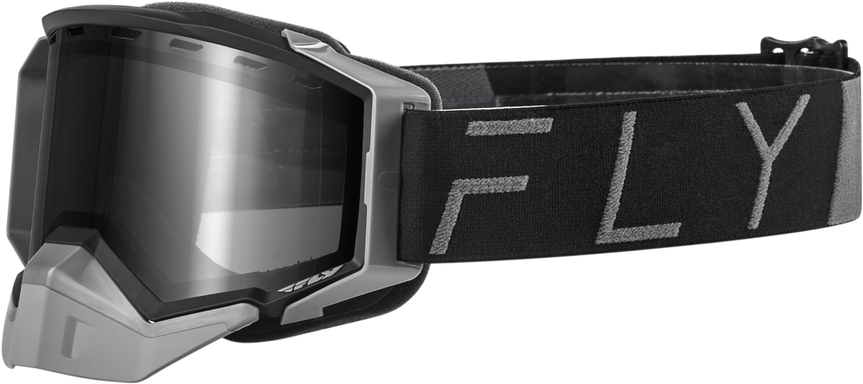 Zone Pro Snow Goggle Black/Gry W/ Polarized Smoke Lens - Cycle City Outdoors