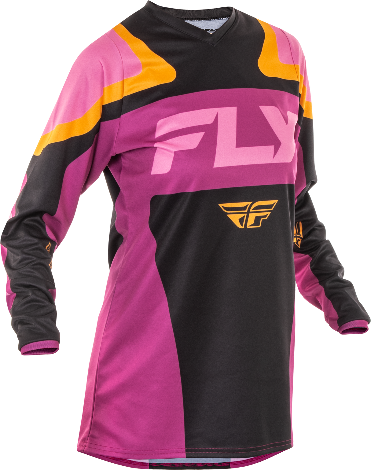 Women's F 16 Jersey Black/Mauve/Yellow Xl - Cycle City Outdoors