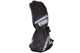 FXR - Yamaha - Leather Gauntlet Snowmobile Gloves Black (Md)