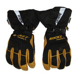 Black and Brown Leather Extreme Winter Gloves from Joe Rocket