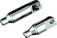 Kuryakyn Male Mount 2-1/2inch Footpeg Extension Chrome (Pair) - Cycle City Outdoors