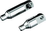 Kuryakyn Male Mount 2-1/2inch Footpeg Extension Chrome (Pair) - Cycle City Outdoors
