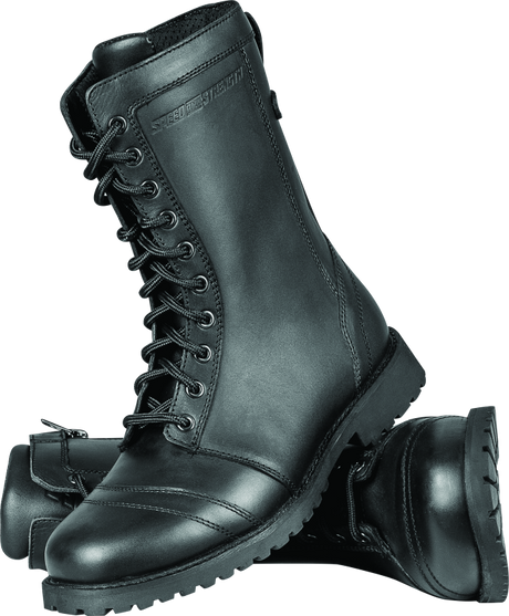 Speed and Strength Fast Times Leather Boots Black Womens - 8 - Cycle City Outdoors