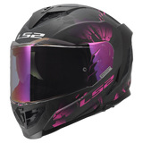LS2 Assault III Burst Matte Black Purple