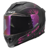 LS2 Assault III Burst Matte Black Purple