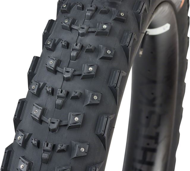 45NRTH Dillinger 4 Studded Fat Bike Tire - 26x4.2 | 168 Carbide Steel Studs | 60 TPI Tubeless