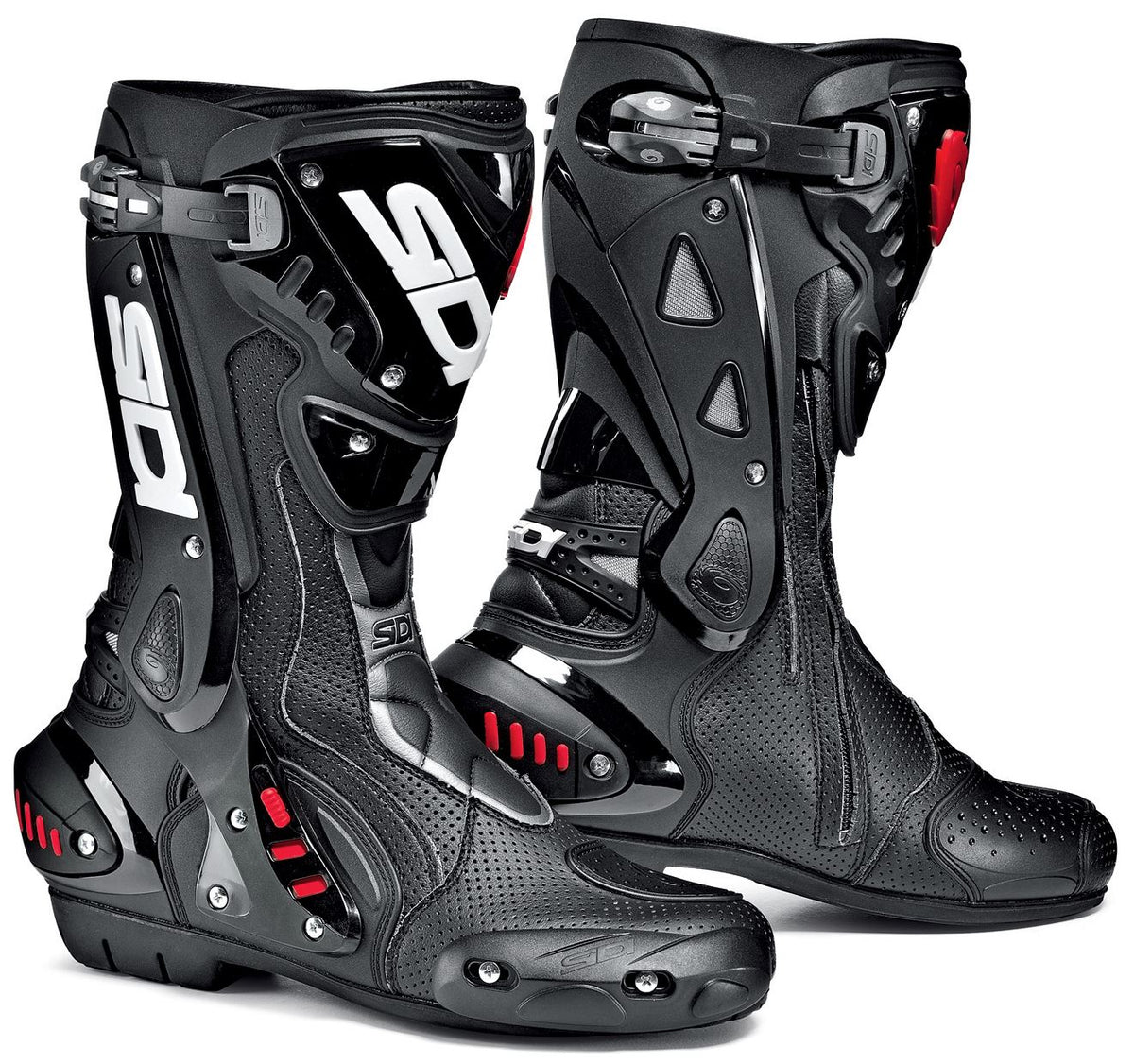 Sidi ST Air Motorcycle Boots | Ventilated Ankle Braces & Replaceable ST10 Buckle