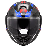 LS2 Advant X Carbon Modular Helmet | Future II | Gloss Blue/White/Red | XS–3XL | 901-2151