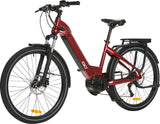 IGO - Discovery Rosemont LS E-Bike - Burgundy - Step Through