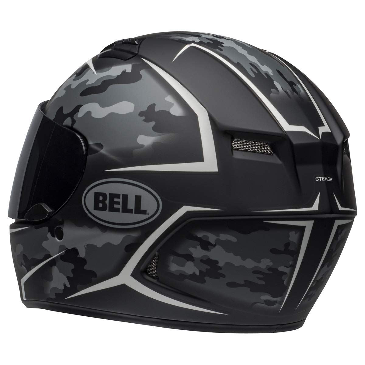 Bell - Qualifier Full Face Helmet - Stealth Camo - Black/Grey/White - XL (Open Box)