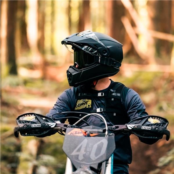 CKX Atlas Adventure Motorcycle Helmet Matte Black