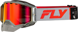 Zone Elite Snw Goggle Grey/Red W/Red Mir/Plrzd Amber Lens