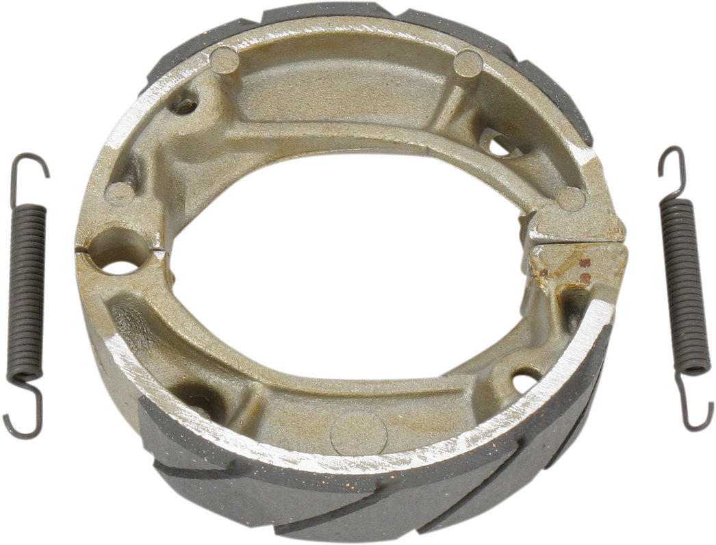 EBC "G" Grooved Organic Base Brake Shoes - 333G (Honda XR80R / XR100R / CRF110F 1978–2025)