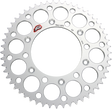 RENTHAL 154U-520-53GRSI Rear Sprocket - Aluminum - 53 Tooth - Silver - Honda | Off-Road