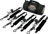Powertye Mfg. TRAILERKIT-82 Fat Strap Trailer Kit - Black | Adventure/ATV/UTV