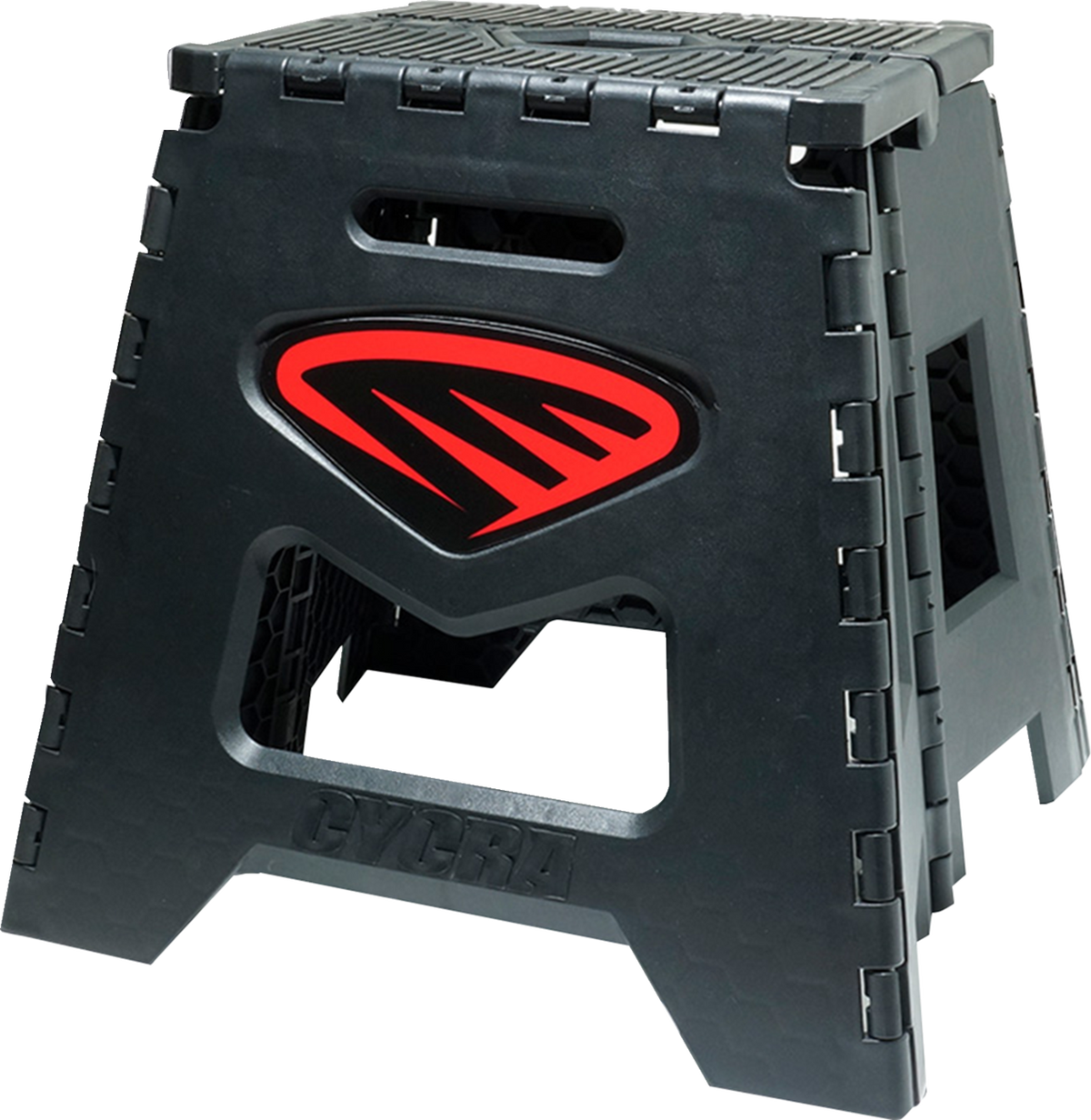 Cycra 1CYC-2038-32 Moto Stand - Folding - Black with Red Decal | Off-Road