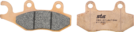 SBS Rear Brake Pads - 898PSI (Polaris RZR / General 1000 / RZR S 900 2015–2025)