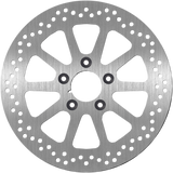 SBS Stainless Steel Brake Rotor, Rear - 5154 (Harley-Davidson Electra Glide Police FLHTPI / FLHR Road King / FLHX Street Glide 2008–2021)