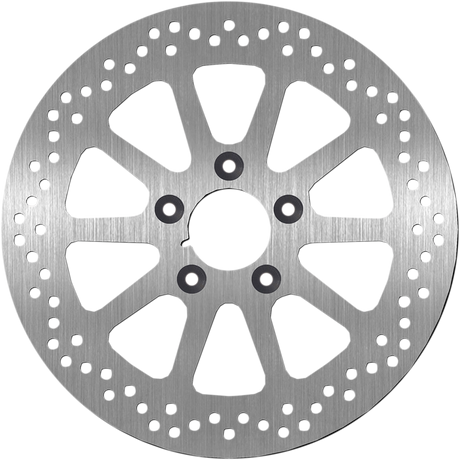 SBS Stainless Steel Brake Rotor, Rear - 5154 (Harley-Davidson Electra Glide Police FLHTPI / FLHR Road King / FLHX Street Glide 2008–2021)