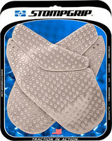 STOMPGRIP 55-10-0016C Tank Grips - Volcano - Clear - Honda - CBR '04-'07 | Street